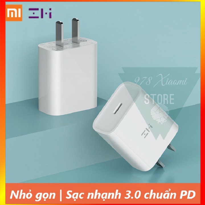 Củ sạc nhanh Xiaomi Zmi chuẩn PD Type C HA711 18W - Cốc sạc nhanh Xiaomi ZMI HA711 18W  - ChuyenMi