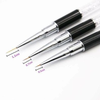 Cọ Vẽ Nét Cán Đá 5mm, 9mm, 11mm