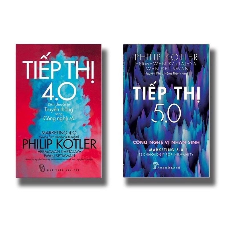 Sách Combo Philip Kotler - Tiếp Thị Marketing 4.0 Và 5.0 (2 cuốn)