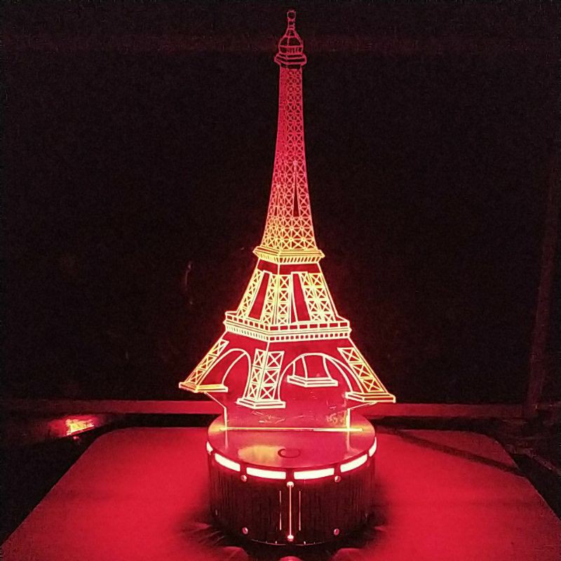Đèn Ngủ 3D Led Tháp Eiffel
