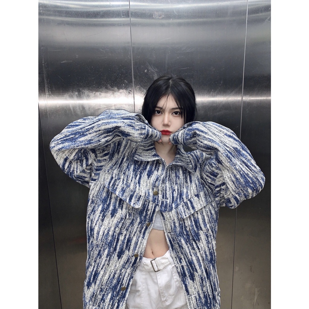 Áo denim nữ Miuzi Áo khoác nữ ,Áo Choàng nữ 2021 DT012