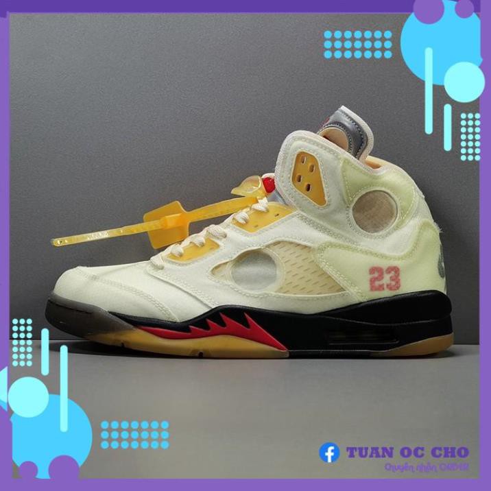 Giày ORDER Nike Air Jordan Retro 5 x Off-white chất lượng tốt nhất