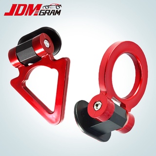 JDMGRAM Móc Kéo Ô Tô Đa Năng 1 Tự Động Cản Bảo Vệ Kéo Dán Nấc Cầu Vồng Phía Trước Phía Sau Xe Kéo Bộ Phận Trang Trí Ngoại Thất Ô Tô Phụ Kiện