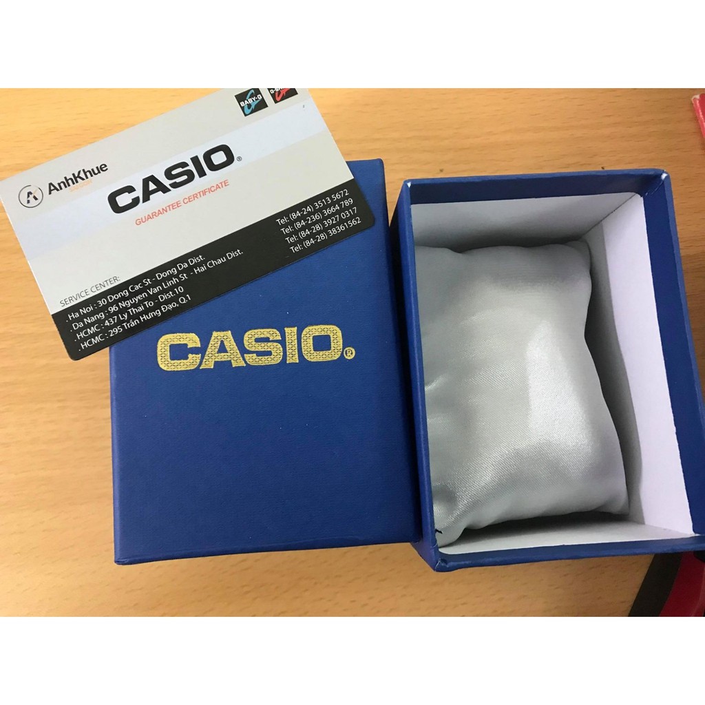 Đồng hồ Nam Casio MTP-V001D-1BUDF Dây đồng hồ kim loại Chính hãng Anh Khuê