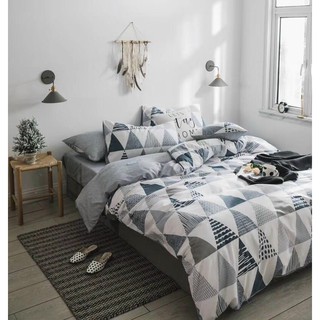 Bộ chăn ga gối ga giường cotton living các mẫu họa tiết - Ngân Khánh Bedding drap giường