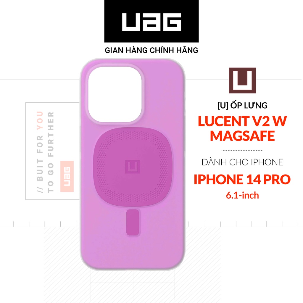 Ốp Lưng UAG LUCENT V2 W Magsafe Cho iPhone 14 Pro [6.1 INCH]