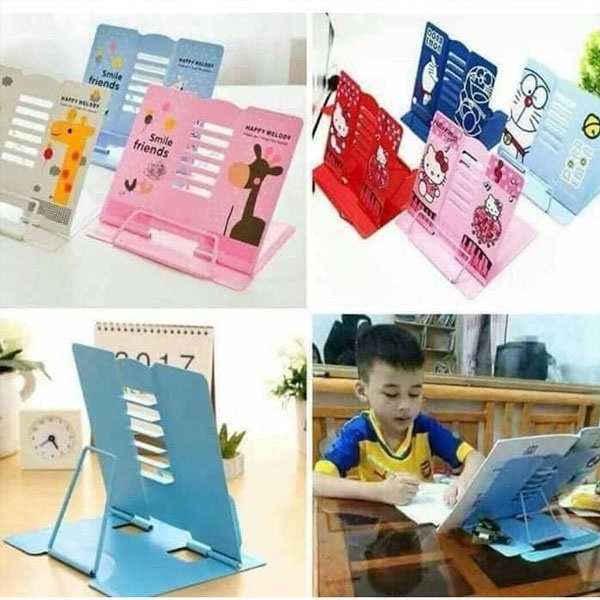 Giá đỡ kẹp sách chống cận cho bé (tự chọn mẫu)