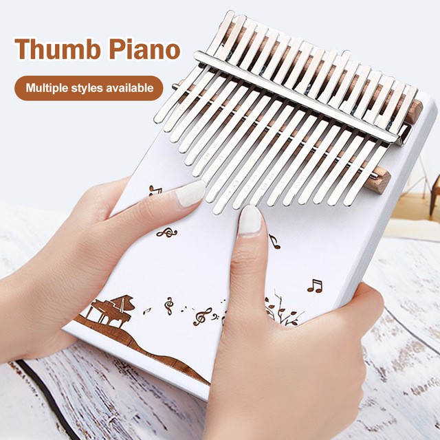 Đàn kalimba 17 phím gỗ nguyên khối Mahagony GECKO000059- haicneal