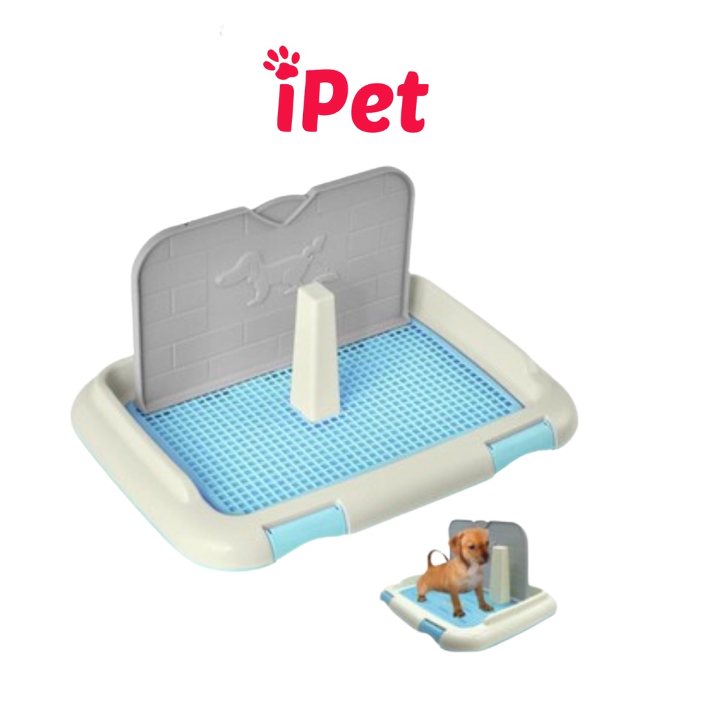 [Mã PET50K giảm Giảm 10% - Tối đa 50K đơn từ 250K] Khay Vệ Sinh Cho Chó Đực Có Tường Chắn - PET LYLY