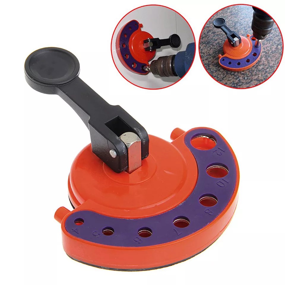 Khung hít cố định mũi khoan kính, gạch men