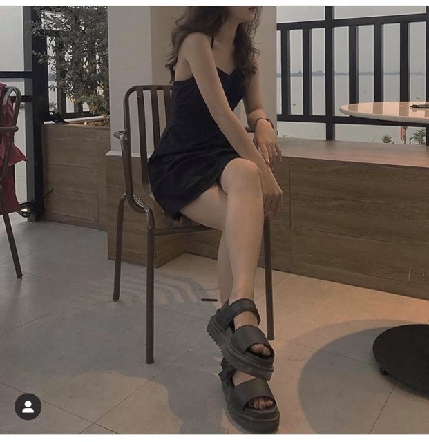 Đầm Xinh WENI DRESS hai dây hở lưng chất vải dày dặn from tôn dáng cúp ngực mặc được 2 kiểu sau lưng bo chun co giãn | BigBuy360 - bigbuy360.vn