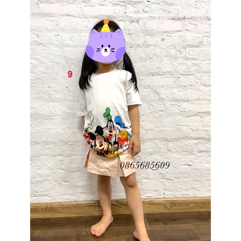 Áo phông/cộc bé trai/bé gái ninja, paw patrol, micky,..