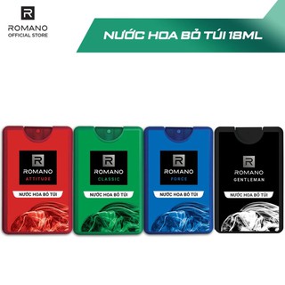 Nước hoa bỏ túi Romano tiện lợi 18ml