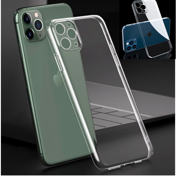 Ốp trong suốt cao cấp, chống sốc, bảo vệ camera cho Iphone từ iPhone 5 đến iPhone 12 Pro Max