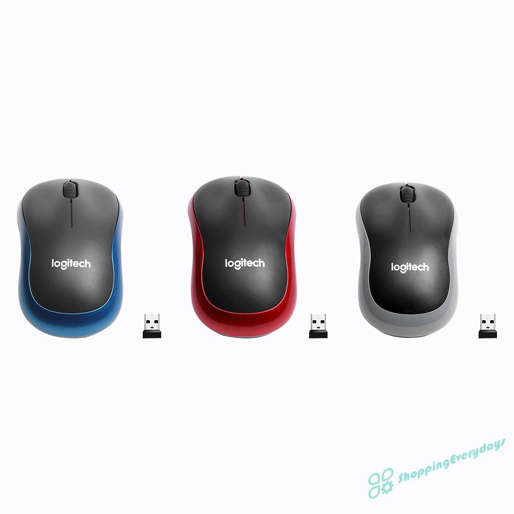 Chuột Quang Chơi Game Không Dây Logitech M185 2.4 Ghz 1000dpi 3 Nút