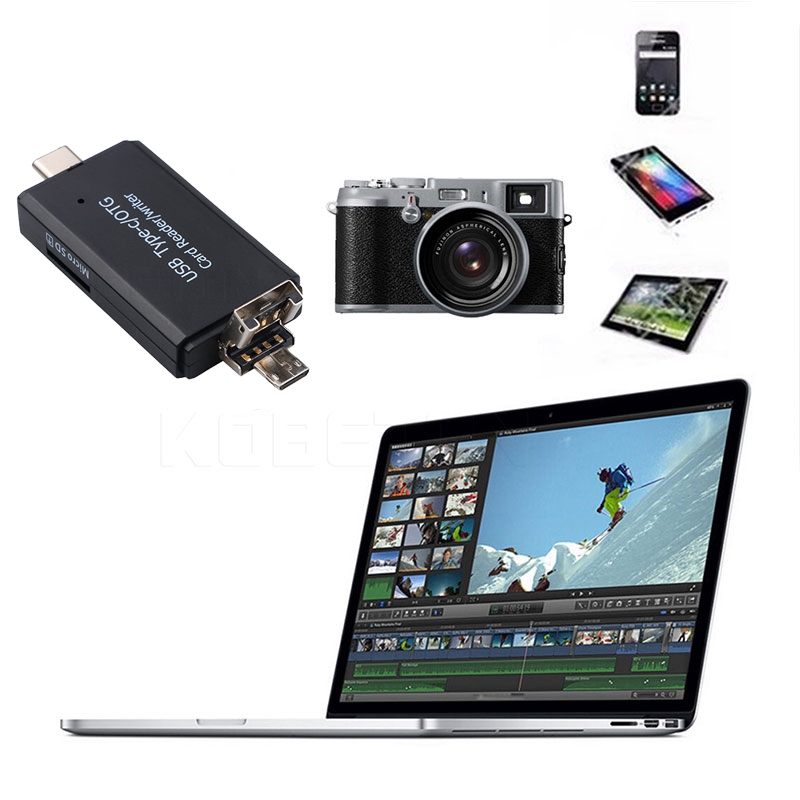 Đầu Đọc Thẻ Nhớ Otg Usb 2.0 5 Trong 1