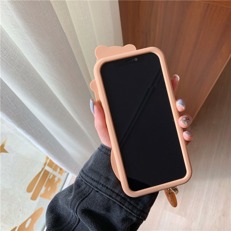 Silicone phone case for iphone 11 11 Pro Max 6s Plus 7 8 Plus XR X XS Max 12 12 Pro Max Mini LX donut soft iphone case