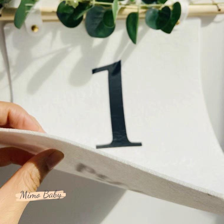 Cờ treo trang trí tiệc sinh nhật dễ thương cho bé Mimo Baby