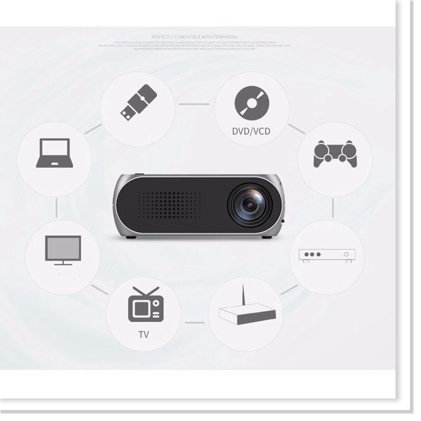 Signal💖  Máy chiếu mini YG - 320 HD 720P, giải trí đa phương tiện ngay tại nhà