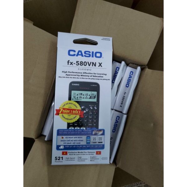 Máy tính Casio FX 580VNX -570vn - 570esTính Toán Nhanh, Độ Chính Xác Cao, Chất Lượng Bền