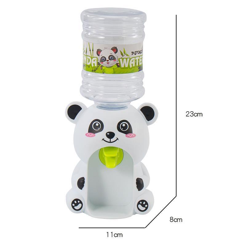 Bình nước lọc mini gấu trúc dễ thương, để bàn cho bé kèm cốc