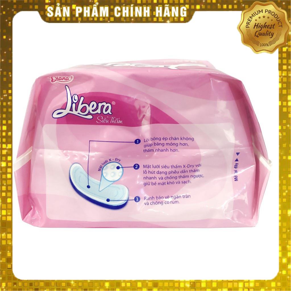 Gói Băng Vệ Sinh Libera Siêu Mỏng/ Maxi Không Cánh 8 miếng