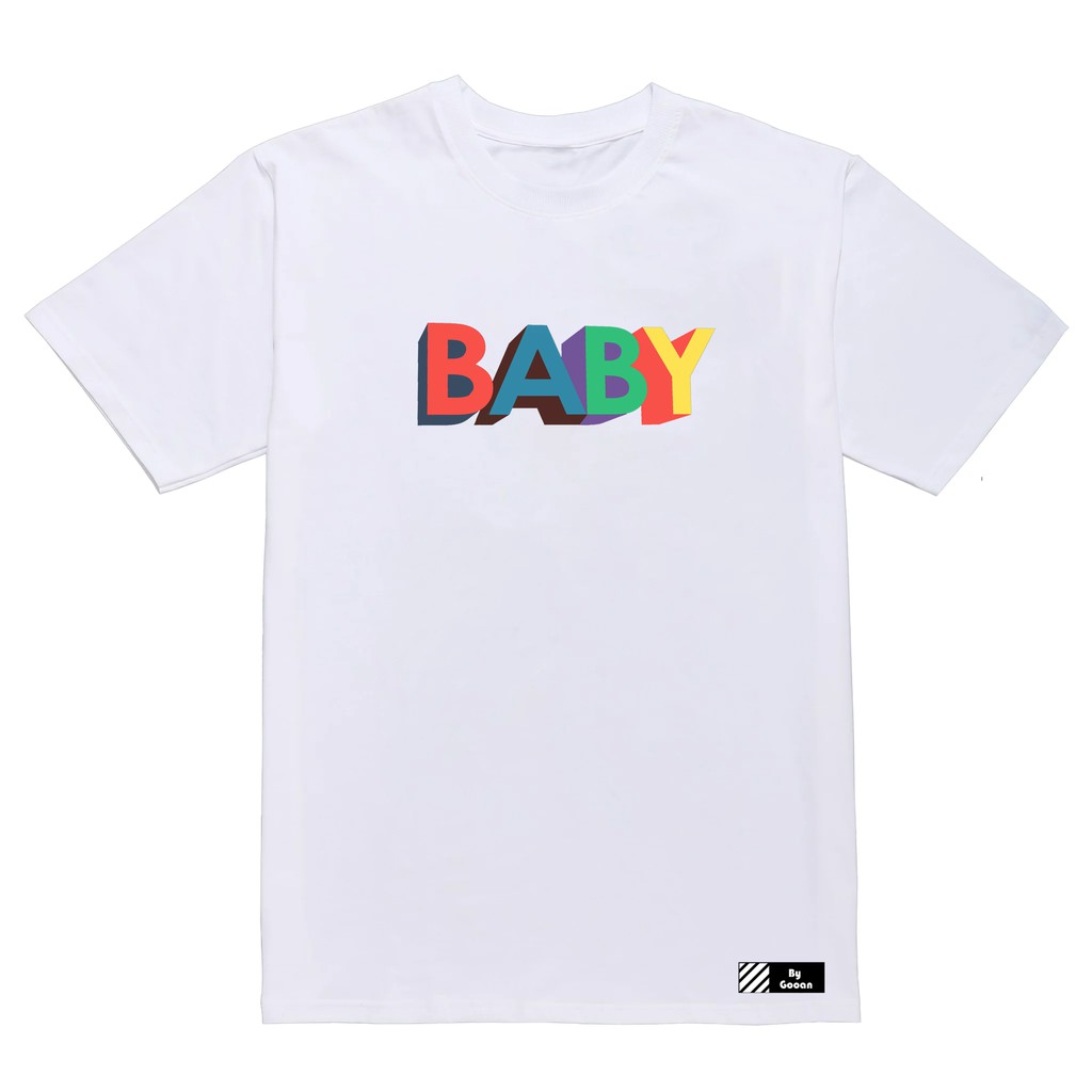 Áo Thun tay lỡ Baby Unisex 100% cotton - Gooan