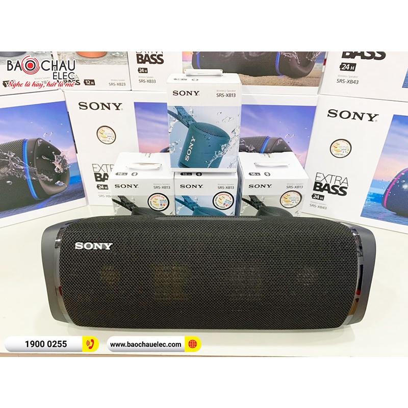 [CHÍNH HÃNG] Loa bluetooth Sony SRS-XB43 | Kháng nước IP67 - Pin 24 Giờ - 2 Củ Bass, Treble - Extra Bass (Giá 1 Chiếc)