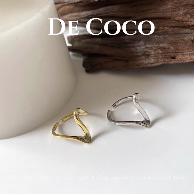 Nhẫn bạc nữ Heartbeat decoco.accessories