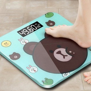 Cân Điện Tử Gấu Brown/ Thỏ Hồng Sạc Điện Độ Chính xác Cao- ảnh thật