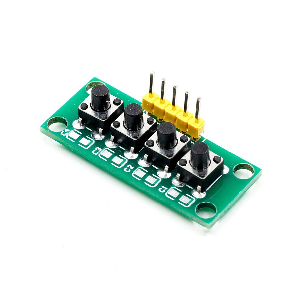Bộ mô-đun bàn phím MCU 4 nút độc lập cho Arduino dùng cho sinh viên thực hành