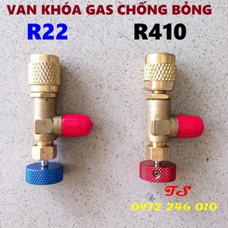 Van khóa gas chống bỏng r22 - r410a hongsen van chống bỏng gas r410 - r22
