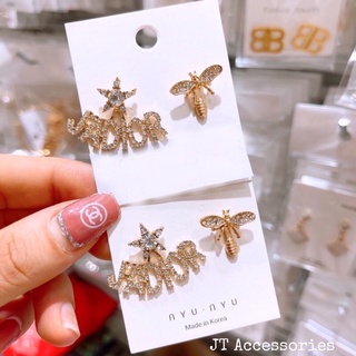 Khuyên tai Jadior ong bản cao cấp 2 màu