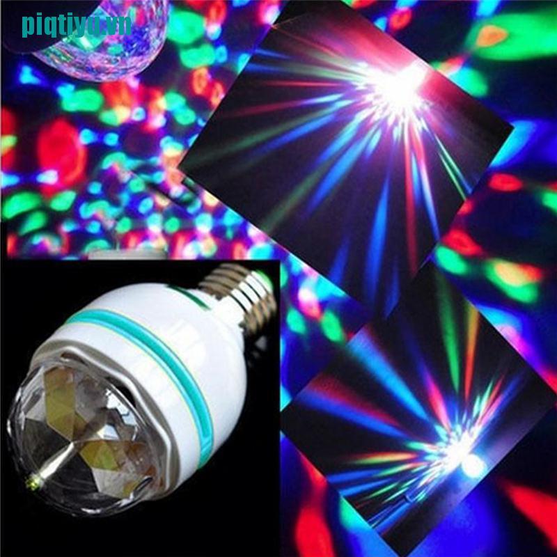 Bóng Đèn Led Xoay Nhiều Màu 3w E27 Rgb