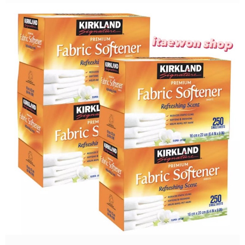 Giấy thơm quần áo Kirkland Fabric Softener của Mỹ 250 miếng - 𝗠𝘂̀𝗶 𝗵𝘂̛𝗼̛𝗻𝗴 𝗰𝘂̉𝗮 𝗩𝗶𝗲̣̂𝘁 𝗞𝗶𝗲̂̀𝘂