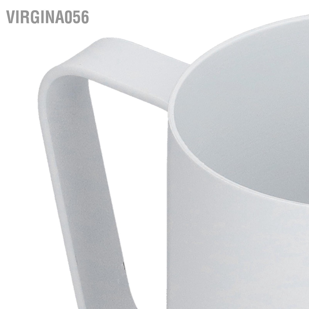 Virgina056 Cốc làm lạnh bằng thép không gỉ 350ml Miệng nhọn Tách cà phê cappuccino đậm đặc Latte Art Pitcher