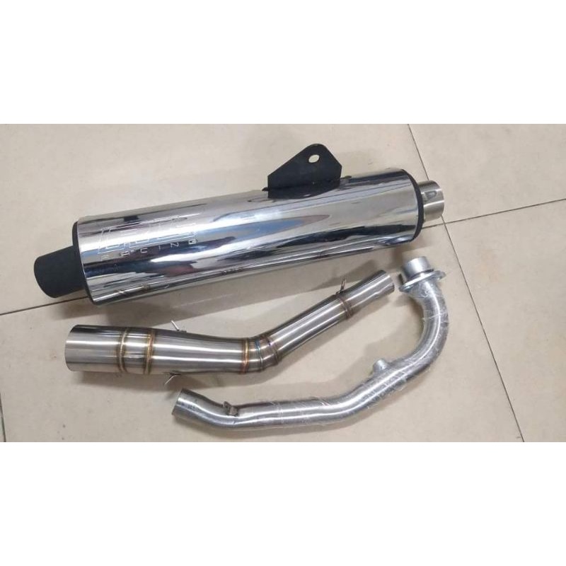 [ảnh thật]lon bô cbr hàng 1:1, cổ inox 2 khúc cho tất cả các dòng xe ex150, winner v1, winner x, raider, satria, sonic