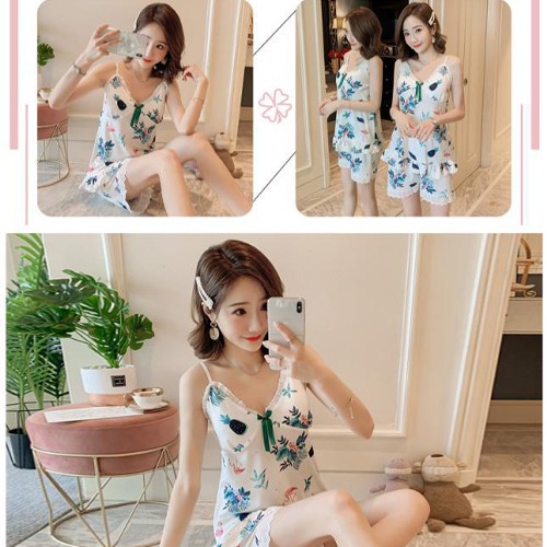 Đồ ngủ sexy quyến rũ hay dây chất liệu cottong kèm bra | BigBuy360 - bigbuy360.vn