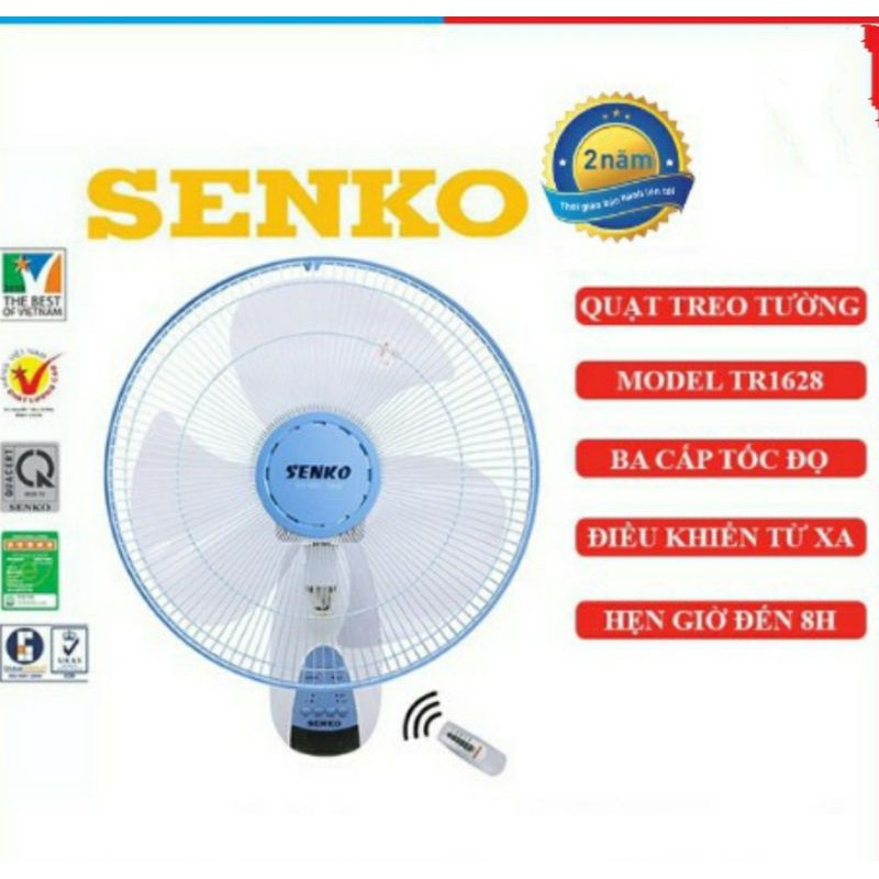 Quạt Treo Tường SENKO TR1628 Bảo Hành 24 Tháng - Yoboshop