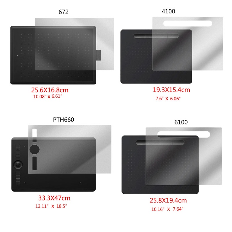Miếng dán bảo vệ màn hình dành cho PTH660 CTL4100 CTL6100 CTL672