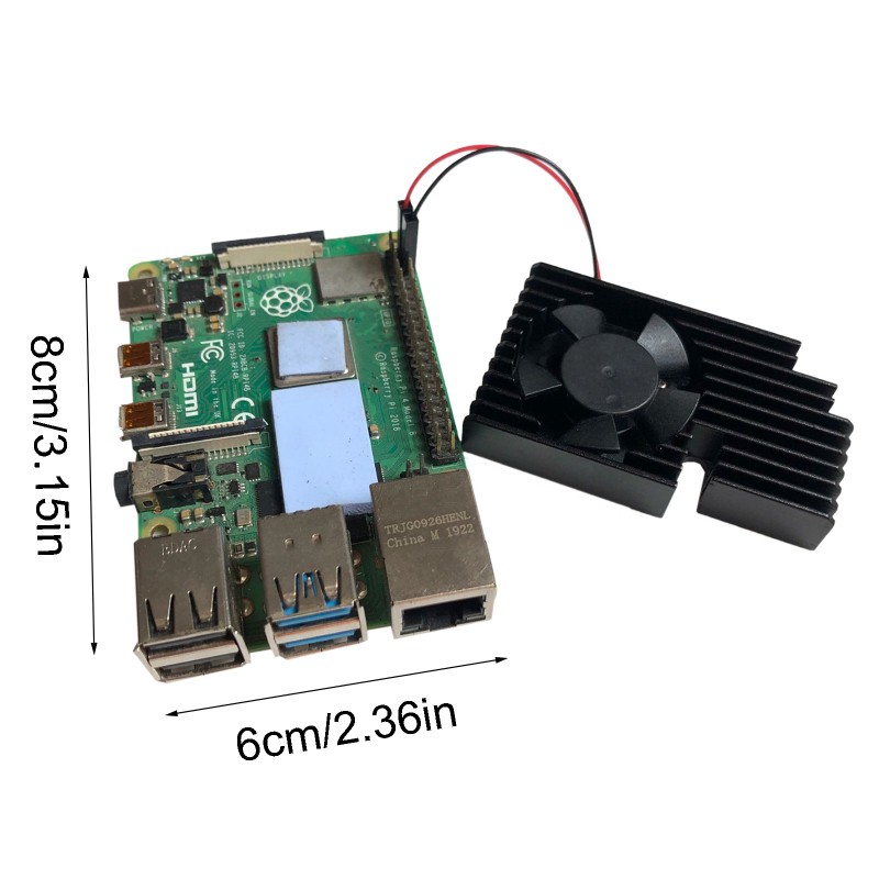 Bộ Quạt Tản Nhiệt Cho Raspberry Pi 4b / 3b + / 3b Plus / 3b | BigBuy360 - bigbuy360.vn