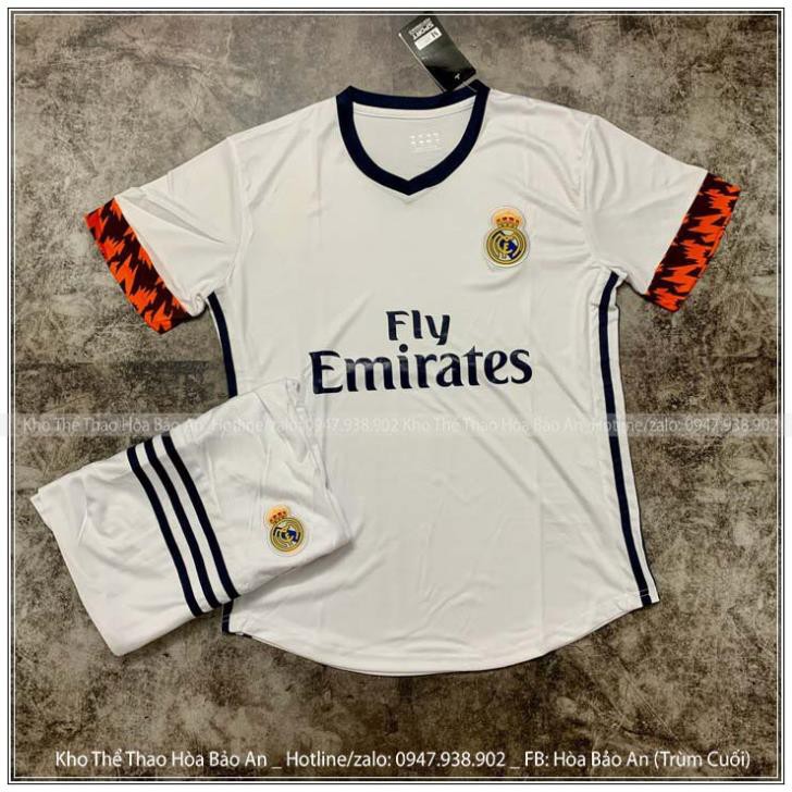 Áo Đấu Real Madrid 2021/ Freeship/ Quần Áo Đá Banh Real madrid hàng thailand cao cấp ་