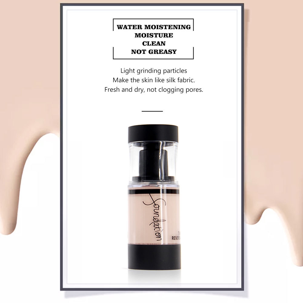 [Hàng mới về] Kem nền 6 màu dạng lỏng giúp làm sáng và che khuyết điểm | BigBuy360 - bigbuy360.vn