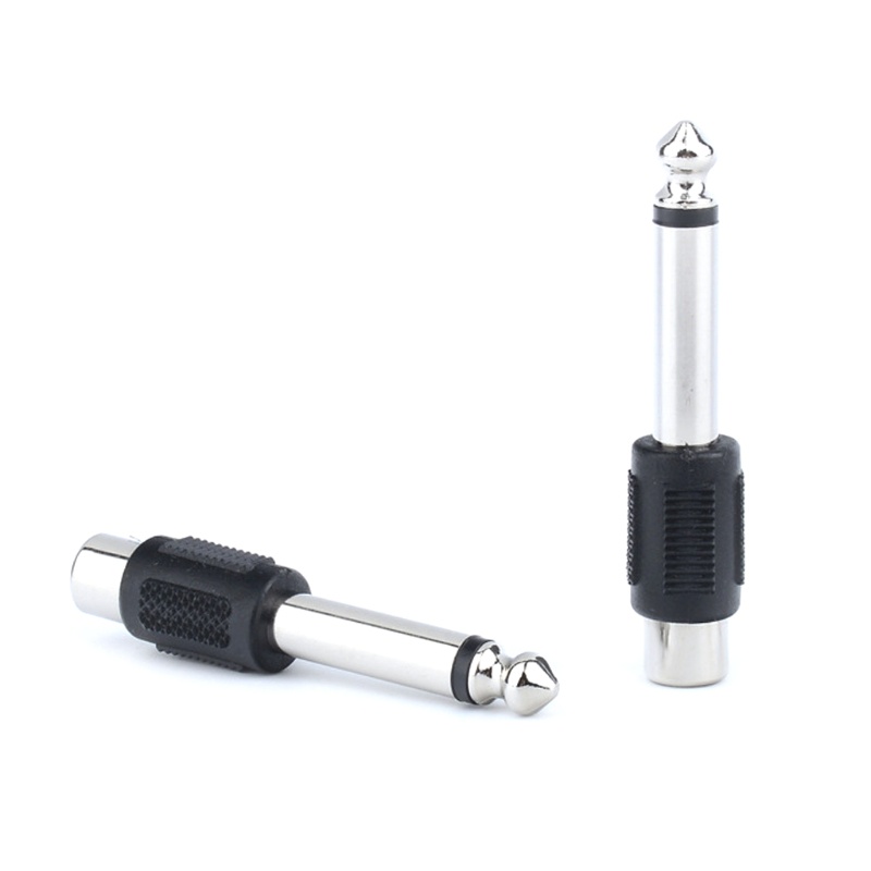 Đầu Nối Chuyển Đổi RCA Sang 1 4 6 35mm 1 4 inch Female Sang RCA Female