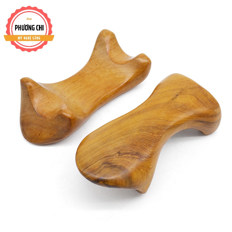 Dụng cụ ấn huyệt, cạo gió bằng gỗ thơm hình con ếch massage kiểu thái | Mỹ nghệ phương chi