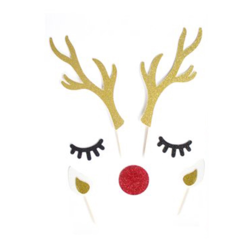 [SIÊU RẺ❤️] – SCG Sừng tuần lộc - Trang trí bánh sinh nhật bánh kem