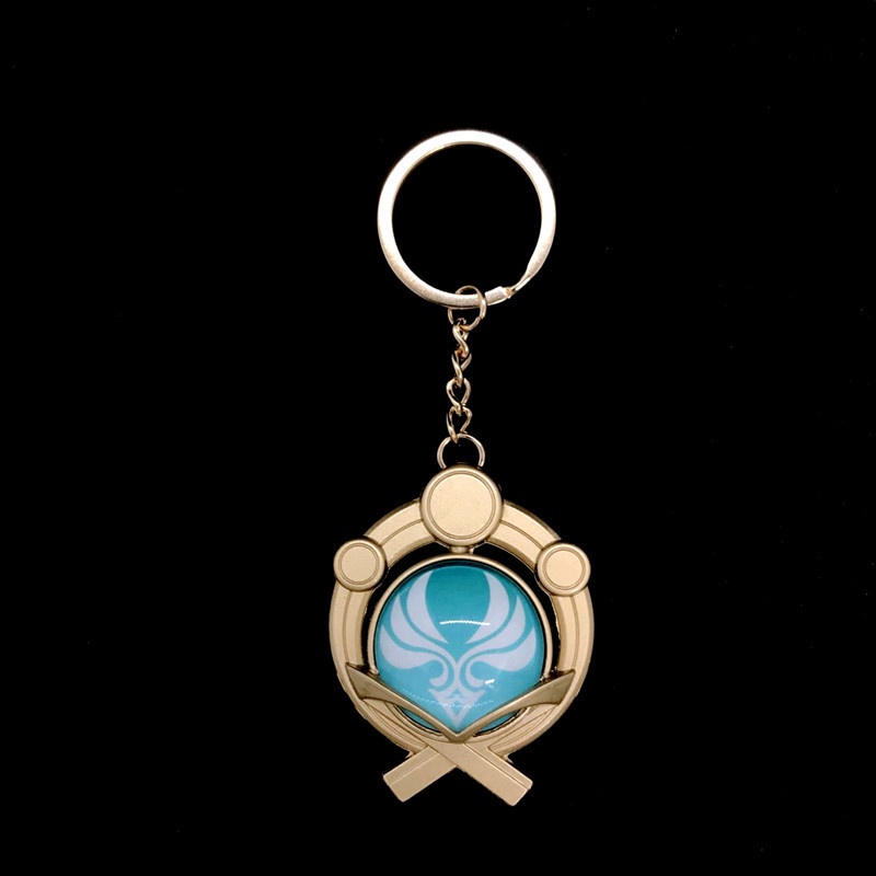 Móc khóa dạ quang Nguyên tố Vision genshin impact mẫu mới sumeru