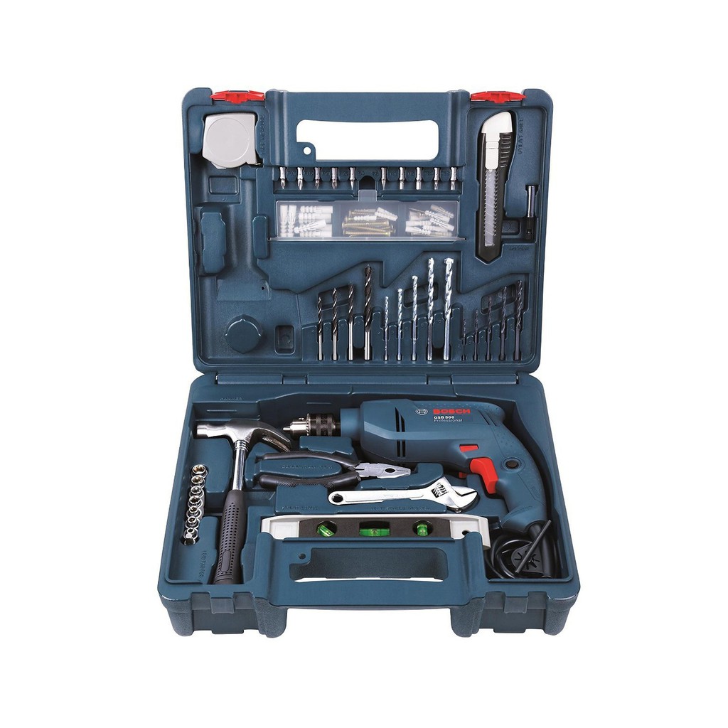 Bộ Máy Khoan Động Lực Bosch GSB 550 SET 100 Món