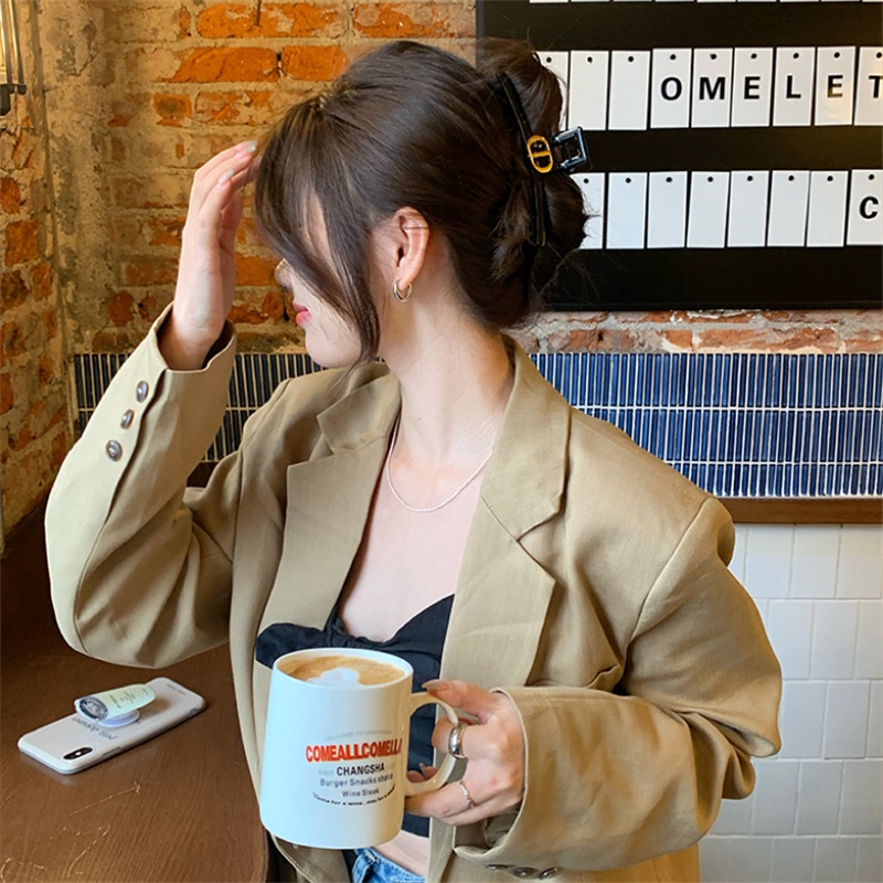 Kẹp Tóc Hình Cá Mập Phong Cách Hàn Quốc Thu Đông Mới