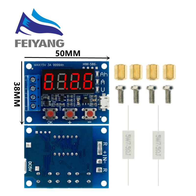 Máy kiểm tra pin ZB2L3 LED màn hình kỹ thuật số 18650 kiểm tra dung lượng chì